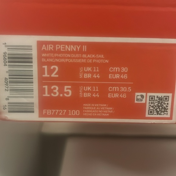 NIKE AIR PENNY II - Picture 4 of 7
